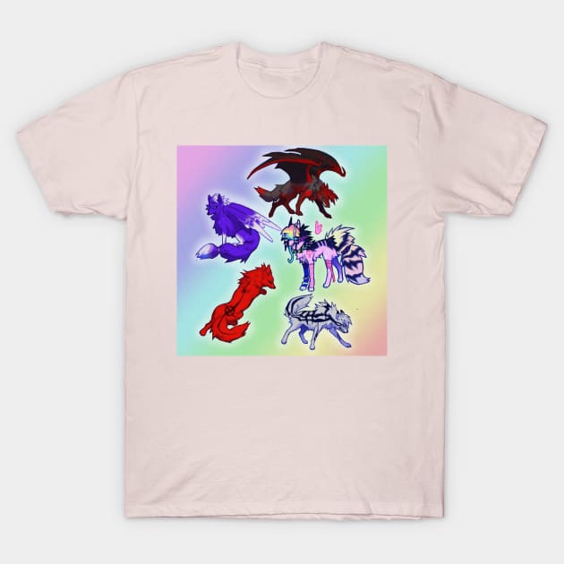 SPARKLE DOGS AND EDGE DOGS T-Shirt by 520nero